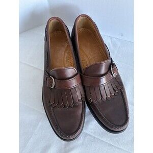 Sebago Fringe and Buckle Burgundy Loafer Men’s size 9D Great Condition!!!